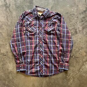 Vintage western pearl snap shirt Size XL (23x31)